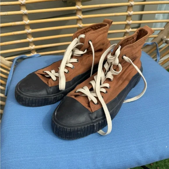 Zara brown and black men shoes - thick soles - Picture 1 of 8